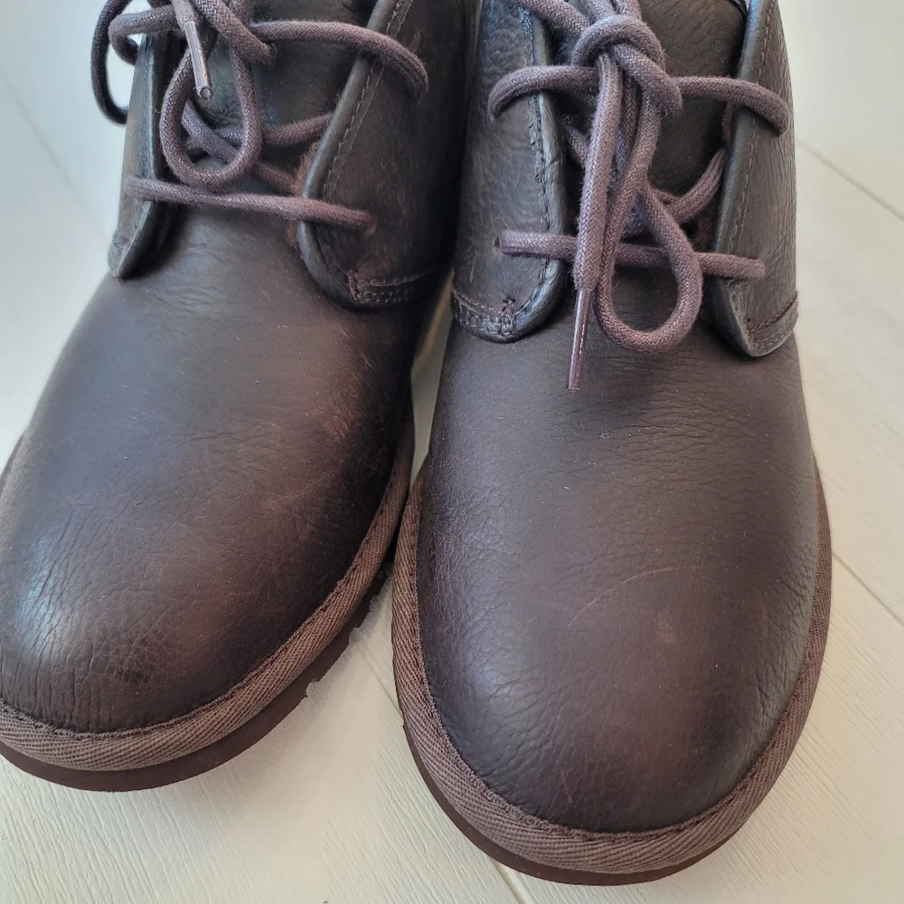 UGG Maksim Chukka Leather Boot in Brown - Like New